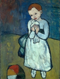 Pablo Picasso: 'Child with a Dove', 1901